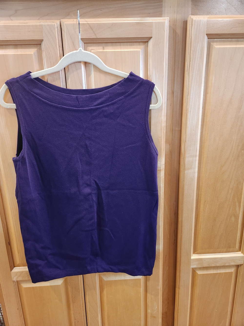 Dress Barn Deep Purple Sleeveless Tank Top